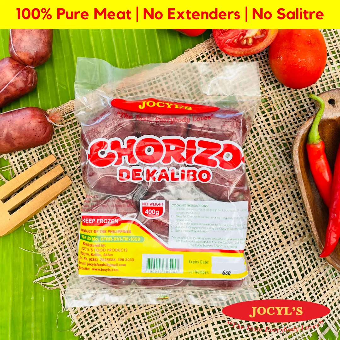 Jocyl’s Premium Chorizo de Kalibo: 100 Percent Pure Meat and Premium Quality