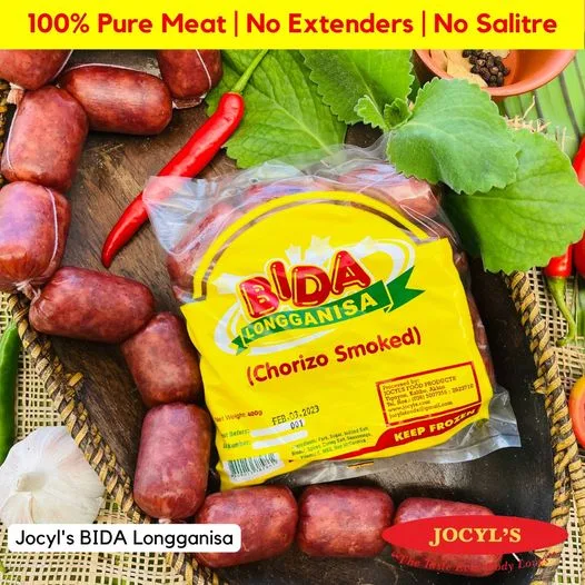 JOCYL’S BIDA LONGGANISA – The same goodness of Jocyl’s family recipe for Chorizo…