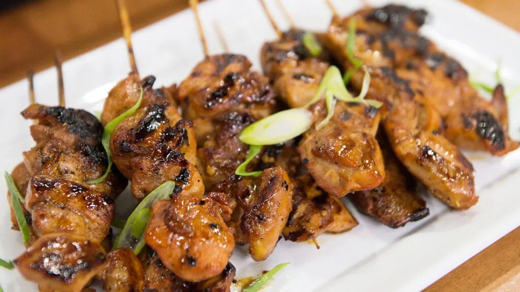 Filipino Chicken Recipes -  Chicken Skewers