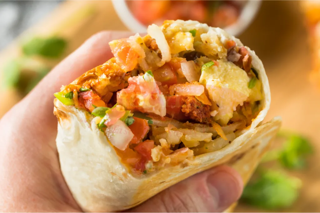 Longaniza Recipes - Longniza and Egg Breakfast Burrito