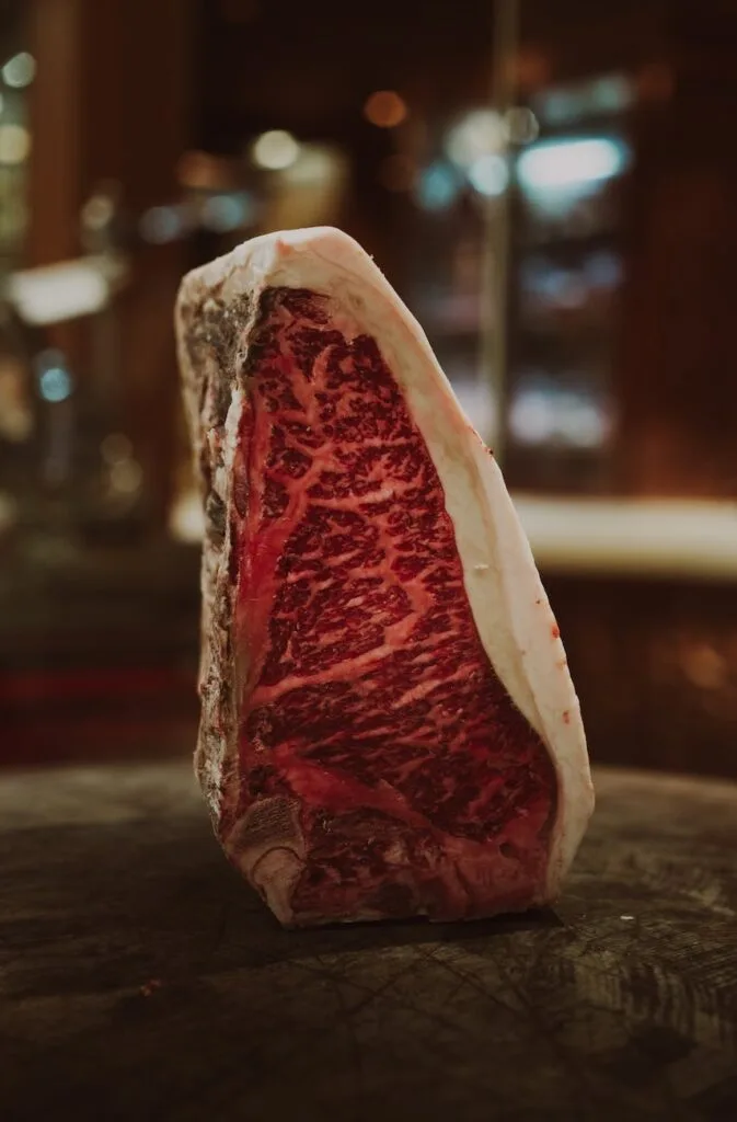 beef meat in close up
