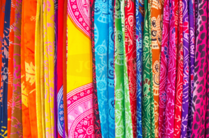 unique boracay souvenirs - colorful sarongs