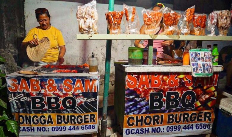 Chori Burger Stall in Boracay